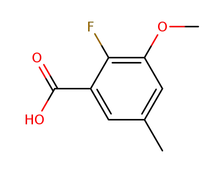 2-fluoro-3-methoxy-5-methylbenzoic acid