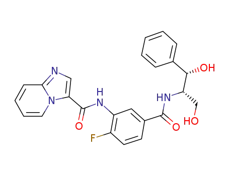 N-(5-(((1S,2S)-1,3-dihydroxy-1-phenylpropan-2-yl)carbamoyl)-2-fluorophenyl)imidazo[1,2-a]pyridine-3-carboxamide