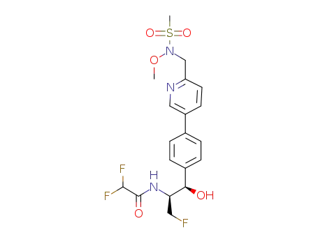 2,2-difluoro-N-[(1S,2R)-1-fluoromethyl-2-hydroxy-2-(4-{6-[(methanesulfonylmethoxyamino)methyl]pyridin-3-yl}phenyl)ethyl]acetamide