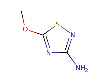 1,2,4-THIADIAZOL-3-AMINE,5-METHOXY-CAS