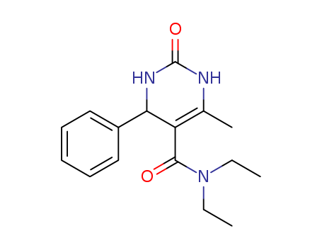 5-Pyrimidinecarboxamide,  N,N-diethyl-1,2,3,4-tetrahydro-6-methyl-2-oxo-4-phenyl-