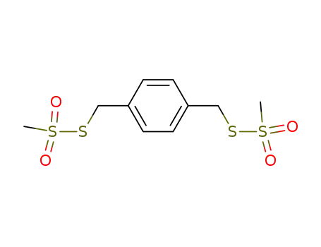 Molecular Structure of 3948-46-7 (α,α’-Paraxylyl Bismethanethiosulfonate)