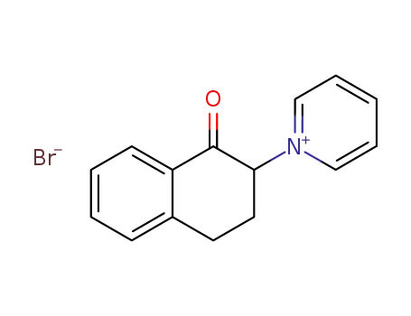 1-(1-oxo-1,2,3,4-tetrahydronaphthalen-2-yl)pyridin-1-ium bromide