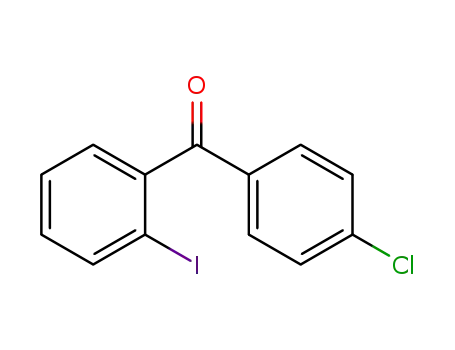 Molecular Structure of 99847-66-2 (4'-CHLORO-2-IODOBENZOPHENONE)