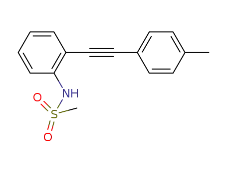 N-(2-(p-tolylethynyl)phenyl)methanesulfonamide