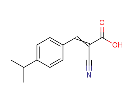 2-cyano-3-(4-propan-2-ylphenyl)prop-2-enoic Acid