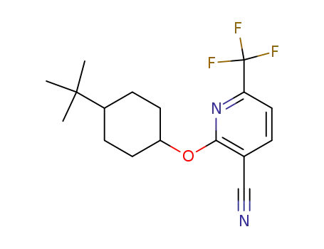 2-(4-tert-butyl-cyclohexyloxy)-6-trifluoromethyl-nicotinonitrile