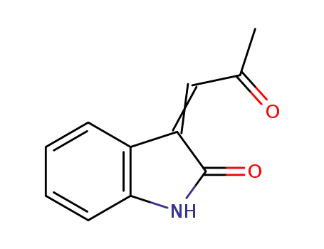 Molecular Structure of 6524-20-5 (3-acetonylidene-2-oxindole)