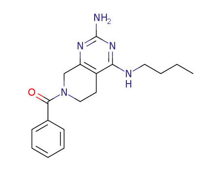 (2-amino-4-(butylamino)-5,8-dihydropyrido[3,4-d]pyrimidin-7(6H)-yl)(phenyl)methanone