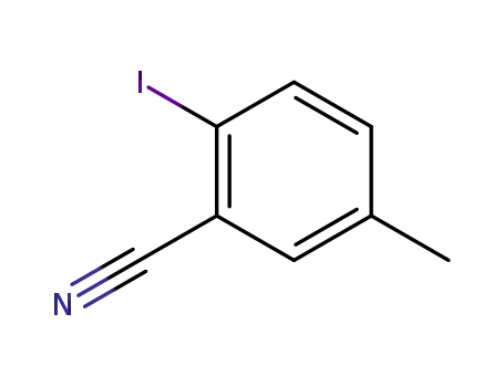 Molecular Structure of 42872-86-6 (Benzonitrile, 2-iodo-5-methyl-)