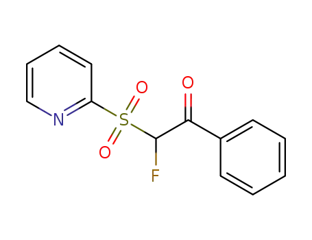 2-fluoro-1-phenyl-2-(pyridin-2-ylsulfonyl)ethan-1-one