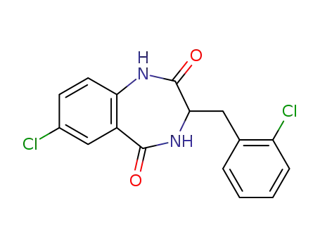 7-chloro-3-(2-chlorobenzyl)-3,4-dihydro-1H-benzo[e][1,4]diazepine-2,5-dione