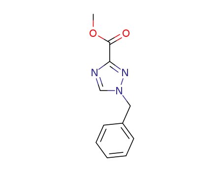 Molecular Structure of 1346809-15-1 (methyl 1-benzyl-1H-1,2,4-triazole-3-carboxylate)