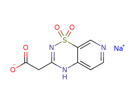sodium (1,1-dioxo-1,4-dihydro-1λ6-pyrido[4,3-e][1,2,4]thiadiazin-3-yl)acetate