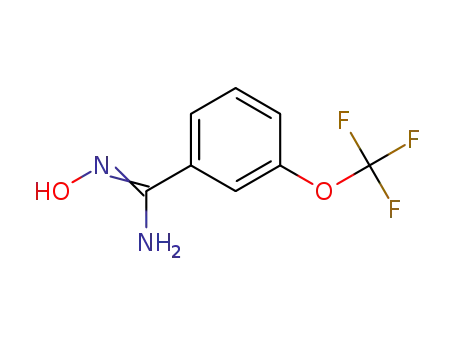 Molecular Structure of 886500-80-7 (3-(TRIFLUOROMETHOXY)BENZAMIDOXIME)