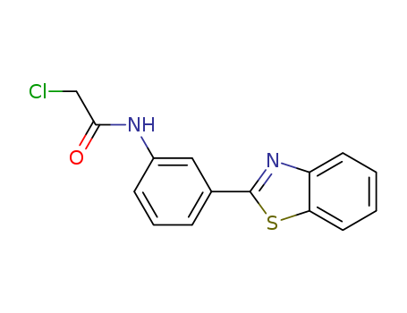 ACETAMIDE, N-[3-(2-BENZOTHIAZOLYL)PHENYL]-2-CHLORO-