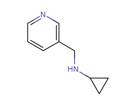 Molecular Structure of 183609-18-9 (3-Pyridinemethanamine,N-cyclopropyl-(9CI))