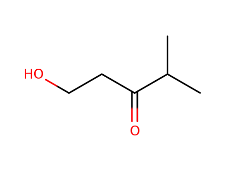 Molecular Structure of 132350-33-5 (1-hydroxy-4-methylpentan-3-one)
