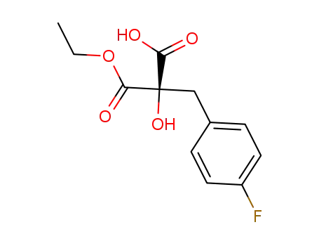 (R)-3-ethoxy-2-(4-fluorobenzyl)-2-hydroxy-3-oxopropanoic acid