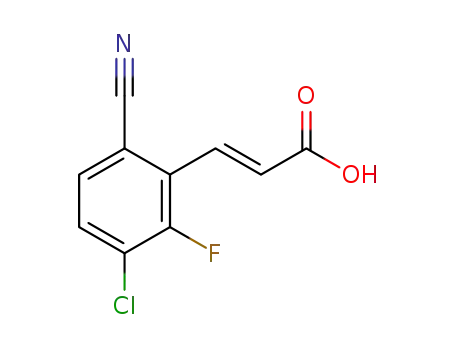 (E)-3-(3-chloro-6-cyano-2-fluorophenyl)acrylic acid