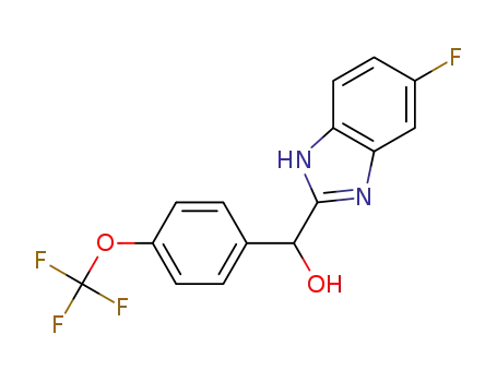 (5-fluoro-1H-benzimidazol-2-yl)-(4-trifluoromethoxyphenyl)methanol