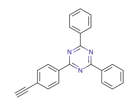 Molecular Structure of 1445004-37-4 (2-(4-ethynylphenyl)-4,6-diphenyl-1,3,5-triazine)