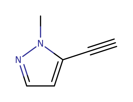 Molecular Structure of 19762-15-3 (1H-Pyrazole, 5-ethynyl-1-methyl-)
