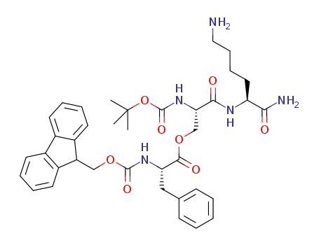 Boc-Ser(Fmoc-Phe)-Lys-NH<sub>2</sub>