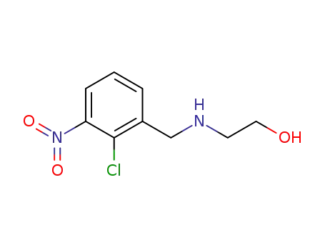 Molecular Structure of 857040-81-4 (2-(2-chloro-3-nitro-benzylamino)ethanol)