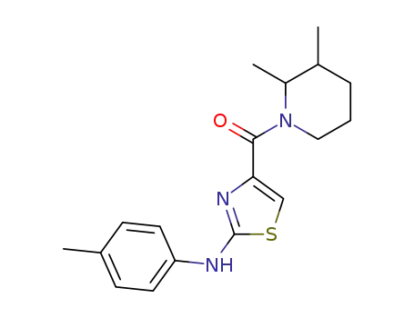 N-(4-methylphenyl)-4-[(2,3-methyl-1-piperidinyl)carbonyl]-1,3-thiazol-2-amine