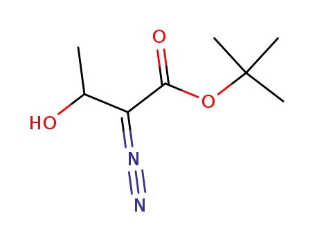 t-butyl 2-diazo-3-hydroxybutanoate