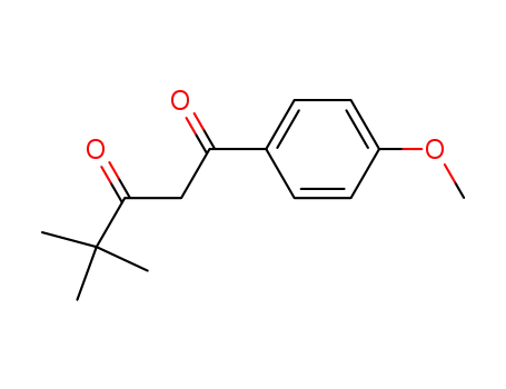 Molecular Structure of 41070-23-9 (1-(4-methoxyphenyl)-2,4,4-trimethylpentane-1,3-dione)