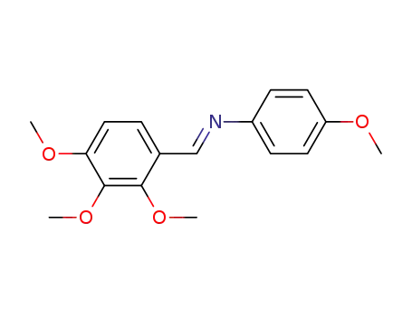 Benzenamine, 4-methoxy-N-[(2,3,4-trimethoxyphenyl)methylene]-