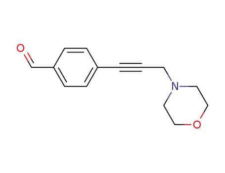 4-(3-morpholinoprop-1-ynyl)benzaldehyde