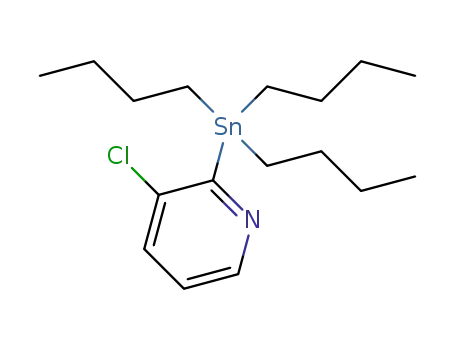 Molecular Structure of 206357-78-0 (3-Chloro-2-(tributylstannyl)pyridine)