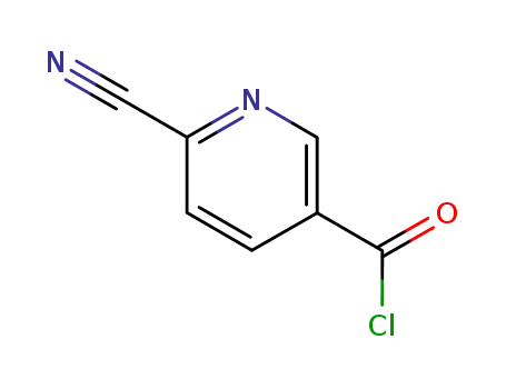 3-Pyridinecarbonyl chloride, 6-cyano- (9CI)