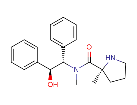 (S)-N-((1S,2S)-2-hydroxy-1,2-diphenylethyl)-N,2-dimethylpyrrolidine-2-carboxamide