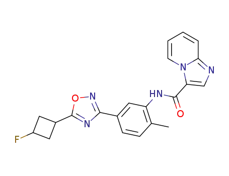 N-{5-[5-(3-fluorocyclobutyl)-1,2,4-oxadiazol-3-yl]-2-methylphenyl}imidazo[1,2-a]pyridine-3-carboxamide
