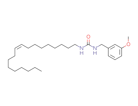 Molecular Structure of 1450603-59-4 ((Z)-1-(octadec-9-en-1-yl)-3-(3-methoxybenzyl)urea)
