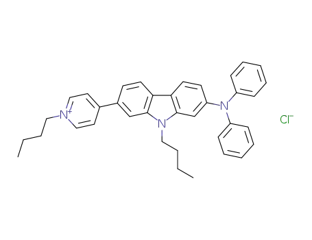 1-butyl-4-(9-butyl-7-(diphenylamino)-9H-carbazol-2-yl)pyridinium chloride