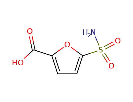 Molecular Structure of 98027-63-5 (2-Furancarboxylicacid,5-(aminosulfonyl)-(9CI))