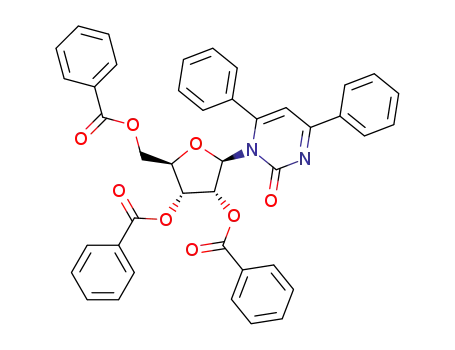 1-2',3',5'-tri-O-benzoyl-β-D-ribo-pentofuranosyl-4,6-diphenylpyrimidin-2-one