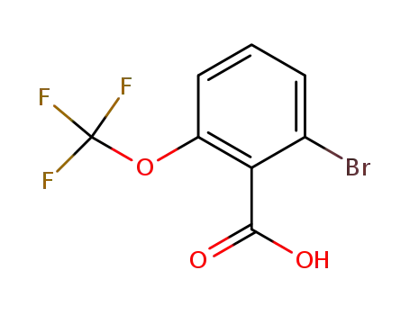 Molecular Structure of 403646-46-8 (2-Bromo-6-(trifluoromethoxy)benzoic acid)