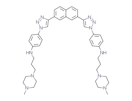 Molecular Structure of 1454655-66-3 (C<sub>42</sub>H<sub>52</sub>N<sub>12</sub>)