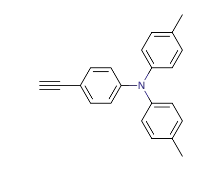 Molecular Structure of 596109-87-4 ((4-Ethynylphenyl)-di-p-tolylamine)
