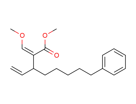Molecular Structure of 1426093-74-4 ((Z)-methyl 2-(methoxymethylene)-8-phenyl-3-vinyloctanoate)
