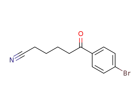 Molecular Structure of 61719-38-8 (6-(4-BROMOPHENYL)-6-OXOHEXANENITRILE)