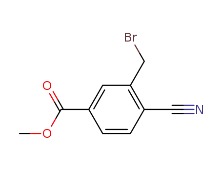 3-bromomethyl-4-cyanobenzoic acid methyl ester