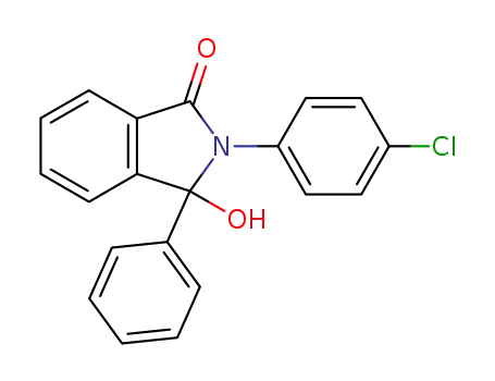 1H-Isoindol-1-one, 2-(4-chlorophenyl)-2,3-dihydro-3-hydroxy-3-phenyl-