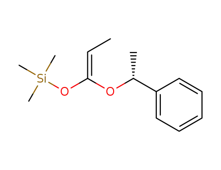 (R,E)-trimethyl((1-(1-phenylethoxy)prop-1-en-1-yl)oxy)silane